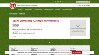 
                            5. Sparta Lichtenberg FZ / Rapid Rummelsburg - Berliner Fußball ...