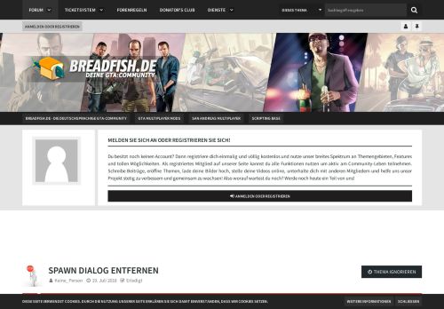 
                            1. Spawn Dialog entfernen - Scripting Base - breadfish.de - DIE ...