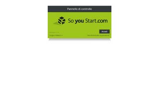 
                            10. Spazio Cliente - So you Start