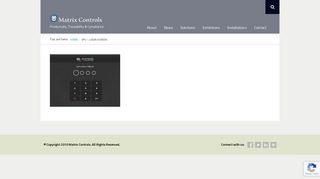 
                            12. SPC - Login Screen - Matrix Controls