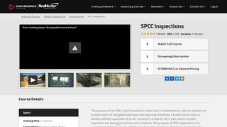 
                            7. SPCC Inspections Video - Convergence Training