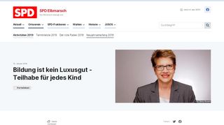 
                            13. SPD Elbmarsch Die Elbmarsch bewegt uns - Bildung ist kein Luxusgut ...