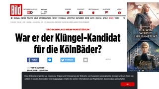 
                            10. SPD-Mann aus NRW-Ministerium - War er der Klüngel-Kandidat für ...