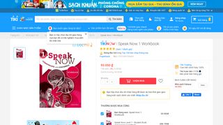 
                            10. Speak Now 1 Workbook | Tiki.vn: Sách,Truyện