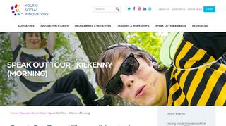 
                            13. Speak Out Tour (Senior) - Kilkenny (Morning) | Young Social ...