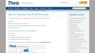
                            5. Special Character User IDs & Passwords - Online Banking How Tos ...
