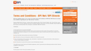 
                            3. Special conditions for BPI App - Banco BPI
