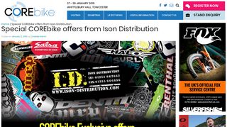 
                            12. Special COREbike offers from Ison Distribution - COREbike show 2019