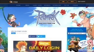 
                            2. Special Daily Login - Ragnarok Online Philippines | News