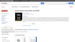
                            8. Special Edition Using HTML and XHTML