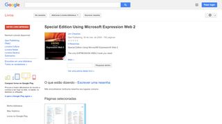 
                            7. Special Edition Using Microsoft Expression Web 2