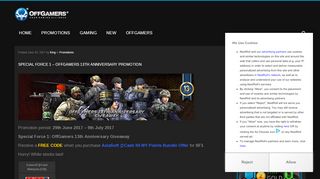 
                            9. Special Force 1 – OffGamers 13th Anniversary Promotion | OffGamers ...