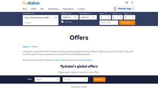 
                            12. Special Offers | Discounted Flights To & From Dubai - Flydubai