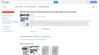 
                            13. Special Ops: Host and Network Security for Microsoft Unix ...