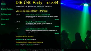 
                            4. Special-Party - Ü40 Party München