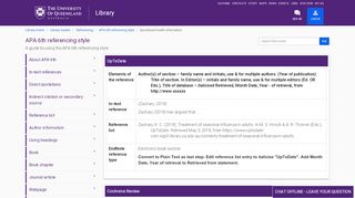 
                            13. Specialised health information - APA 6th referencing style - Library ...