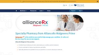 
                            5. Specialty Pharmacy from AllianceRx Walgreens Prime - MyPrime.com