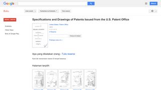 
                            10. Specifications and Drawings of Patents Issued from the U.S. Patent ...