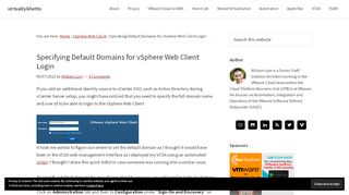 
                            5. Specifying Default Domains for vSphere Web Client Login
