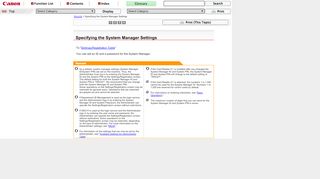 
                            6. Specifying the System Manager Settings - no access!