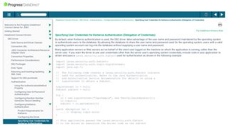 
                            7. Specifying User Credentials for Kerberos Authentication (Delegation ...