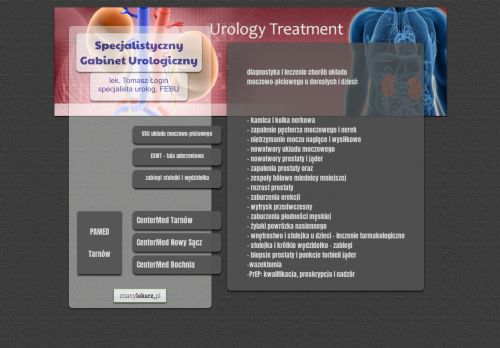 
                            5. Specjalistyczny Gabinet Urologiczny Tomasz Łogin - Nowy Sącz