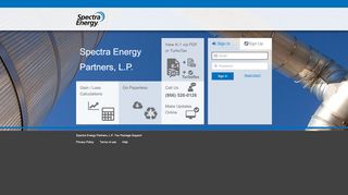 
                            11. Spectra Energy Partners, LP Tax Package Support