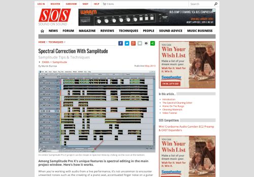 
                            13. Spectral Correction With Samplitude | - Sound On Sound