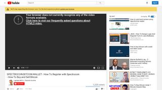 
                            8. SPECTROCOIN BITCOIN WALLET - How To Register with ... - YouTube