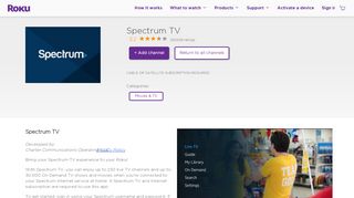 
                            13. Spectrum TV | Roku Channel Store | Roku