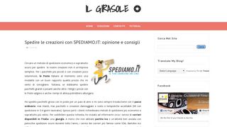 
                            8. Spedire le creazioni con SPEDIAMO.IT: opinione e consigli - Il GiraSole