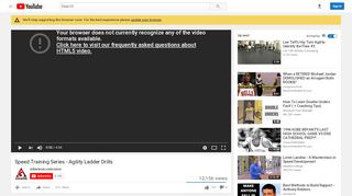 
                            9. Speed Training Series - Agility Ladder Drills - YouTube