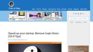 
                            6. Speed up Mac startup: Remove login items [OS X Tips] - Cult of Mac