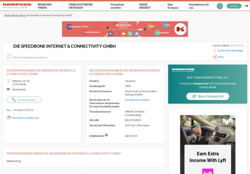 
                            12. Speedbone Internet & Connectivity Gmbh - Berlin 12103 (Berlin ...
