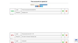 
                            2. speed.cd - free accounts, logins and passwords