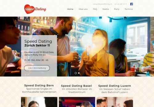 
                            4. Speeddating in Zürich, Bern, Basel, Luzern und Zug