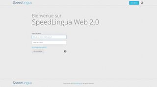 
                            1. SpeedLingua Web / Connexion