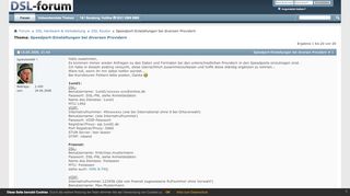 
                            13. Speedport-Einstellungen bei diversen Providern - DSL Router Forum