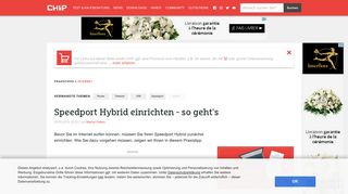 
                            6. Speedport Hybrid einrichten - so geht's - CHIP