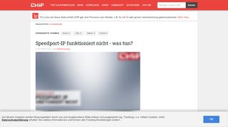 
                            5. Speedport-IP funktioniert nicht - was tun? - CHIP