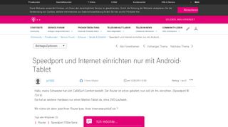 
                            12. Speedport und Internet einrichten nur mit Android - Telekom hilft ...