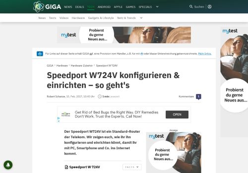 
                            5. Speedport W724V konfigurieren & einrichten – so geht's – GIGA