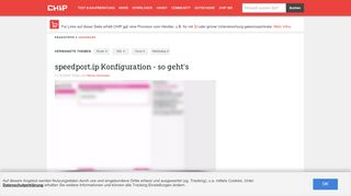 
                            7. speedport.ip Konfiguration - so geht's - CHIP