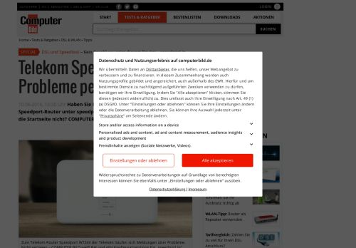 
                            7. speedport.ip: Telekom-Router Probleme - COMPUTER BILD