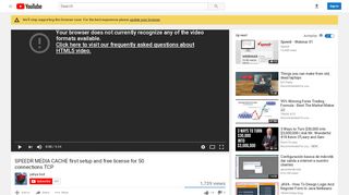 
                            6. SPEEDR MEDIA CACHE first setup and free license for 50 ... - YouTube