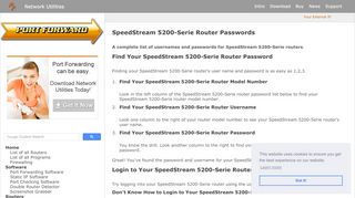 
                            5. SpeedStream 5200-Serie Router Passwords - Port Forward