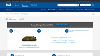 
                            8. SpeedStream 6520 - support, help and troubleshooting from Bell Internet