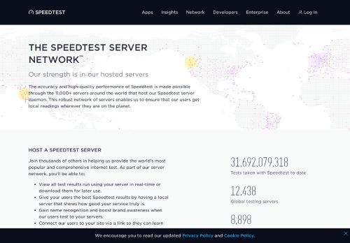 
                            6. Speedtest Servers | Ookla