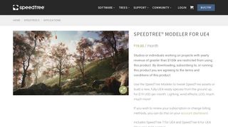 
                            7. SpeedTree® Modeler for UE4 – SpeedTree