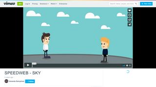 
                            10. SPEEDWEB - SKY on Vimeo